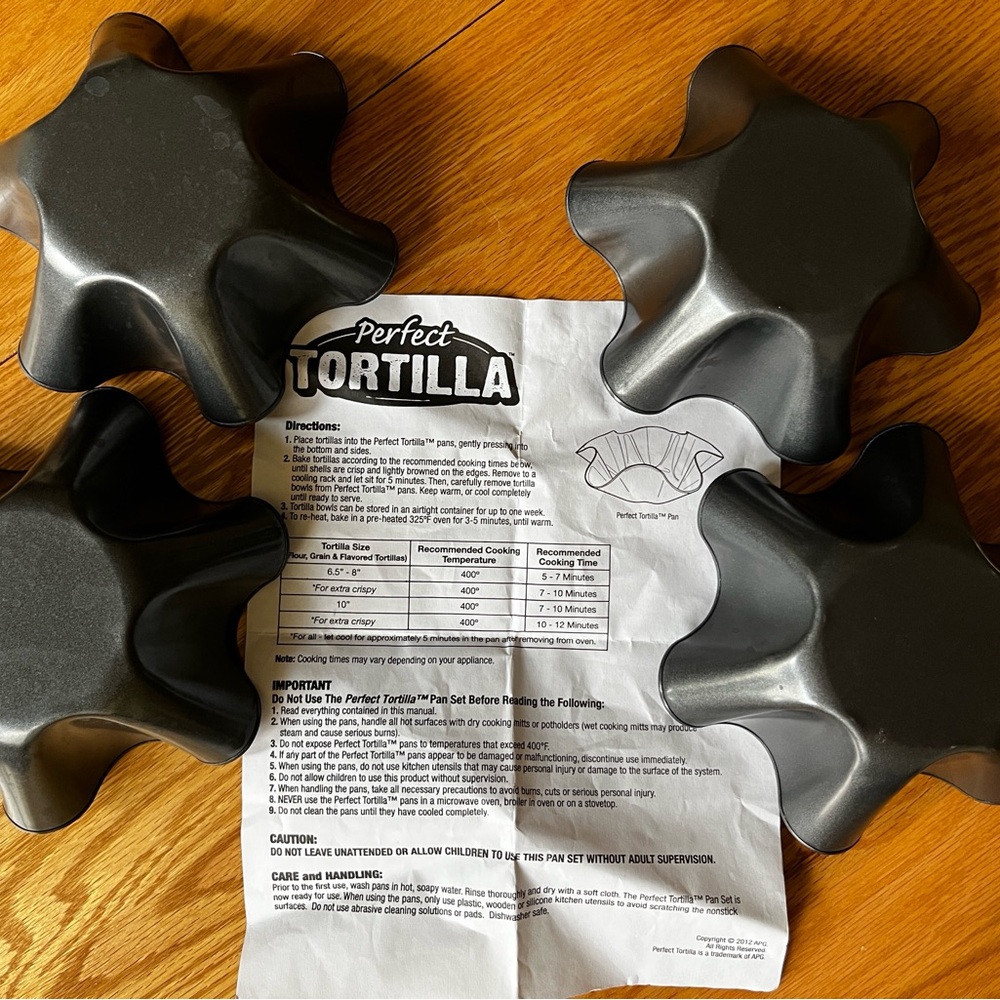 Perfect Tortilla Bowl Makers